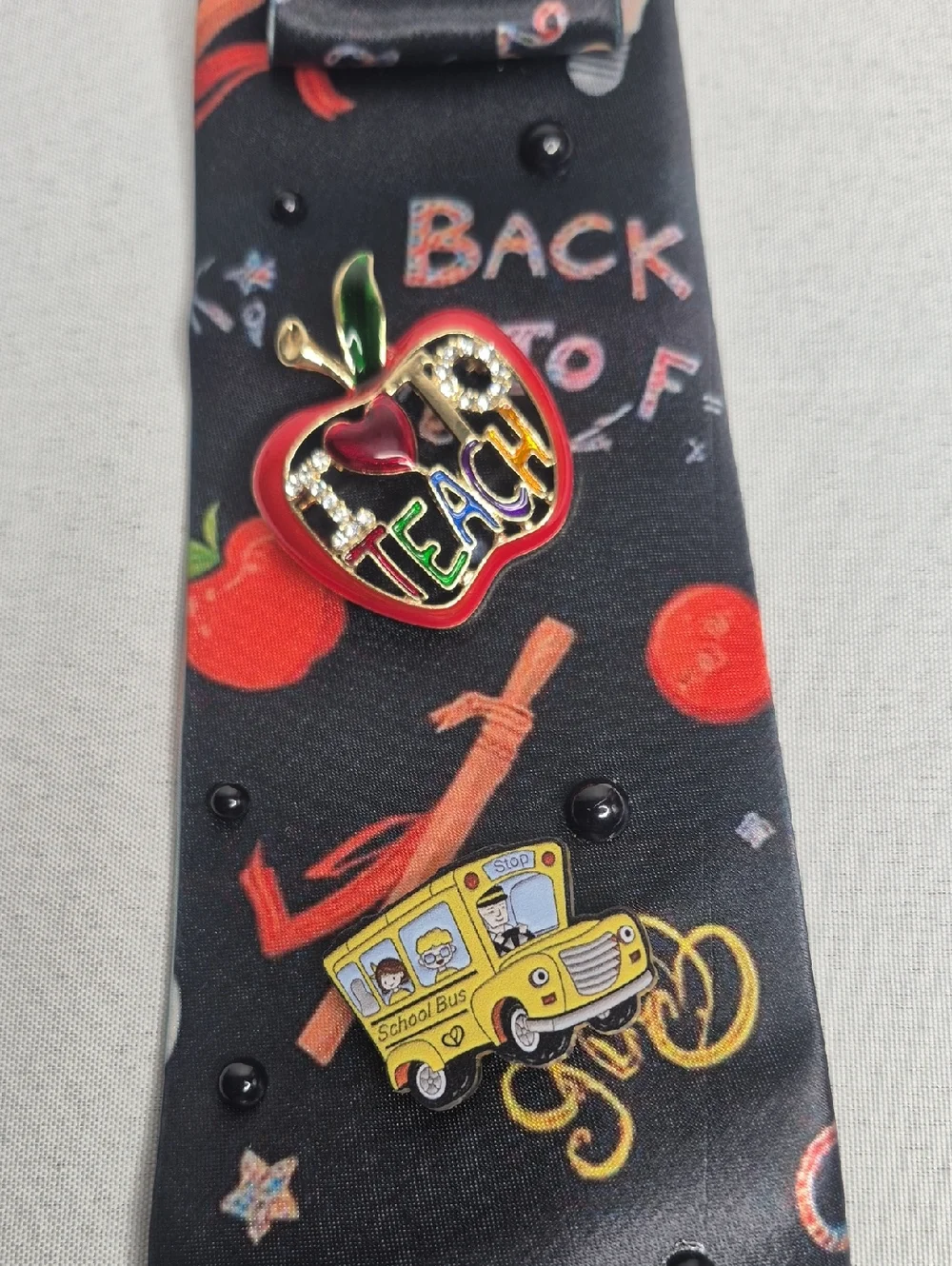Handcrafted Luxury Fashion Necktie Necklace 📿 (BACK TO SCHOOL) - Picture 8 of 13
